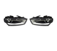 DWTNMEX Car Headlight Headlamp For Q3 2013 2014 2015 Headlamp Assembly Car Headlights Auto LED Whole Car Light Assembly Car Turn Light Headlamp(2 Pcs Left and Right)