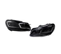 DWTNMEX Car Headlight Headlamp For VW For Golf6 For Golf 6 MK6 Headlight 2009-2012 R20 For GTI Head Lamp For Drl Projector Lens Automotive Accessories Car Lights Car Turn Light Headlamp