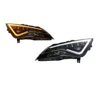 DWTNMEX Car Headlight Headlamp For Vw For Seat For Leon MK3 5F 2013 2020 Accessories Car Head Light Lamp Assembly Projectors LED Headlight Car Turn Light Headlamp