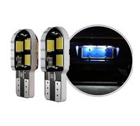 DWTNMEX Car LED Number Plate Lights For Subaru For Outback 2000-2019 2pcs LED License Plate Light CAN Bus Accessories(White)