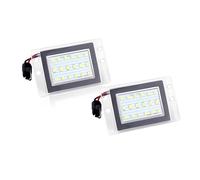 DWTNMEX Car LED Number Plate Lights For Volvo 850 855 V70 MK1 XC 2PCS White LED License Plate Light Number Lamp 9187329