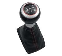 DWTNMEX Car Shift Knob for A3 S3 8P for S-line 2003-2012 Gear Shift Knob Lever Shiter Gaiter Boot Cover(Matte 12345R)