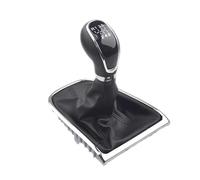 DWTNMEX Car Shift Knob for OPEL for Astra 5/6 Speed Gear Shift Knob Lever Stick Gaiter Boot Cover Collar(6 Speed Set)