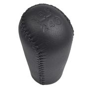 DWTNMEX Gear Knob For Toyota Hilux Mk6 Mk7 2004-2018 4x4, SR5 Vigo Revo Pickup 2004-2018, Fortuner SUV 2005-2018, Black, ABS Plastic & PU Leather, R-Shape, Ergonomic, 5 Speed