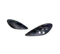 DWTNMEX Headlights Assembly For Cayman 981 2013-2015 Headlight Front Car Matrix Modification Upgrade LED Headlights Car Headlight(Xenon,Left Steering Wheel)