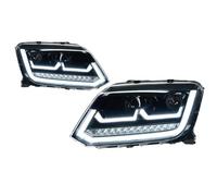 DWTNMEX Headlights Assembly For VW For Amarok 2010-2022 Car Headlights LED Headlight Headlights Amarok DRL Turn Signal Good Beam LED Projector Lens Car Headlight