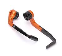 DWTNMEX Motorcycle Hand Guards for CFMOTO 250NK 150NK 450NK 675NK 800NK Universal 7/8" Motorcycle Hand Guard Brake Lever CNC Aluminium Handguard(Orange)