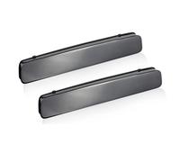 DWTNMEX Rear Bumper Reflector Light For Prius V 12-17 & For Scion TC 14-16 2PCS Red LED Rear Bumper Reflector Lights Tail Brake Lamps Canbus Car Accessories(2PCS Smoked Lens)