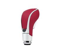 DWTNMEX Red Car Gear Knob For Opel, Vauxhall, Insignia - Universal Gear Stick Shift Knob (1 X Automatic, R-Shape Design, PU Leather + ABS Plastic)