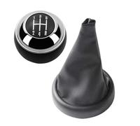 DWTNMEX Shift Lever Knob for BMW for Mini for Cooper R50 R52 R53 2001-2008/6 Speed Gear Shift Knob Shifter Pen Collar Parking Hand Brake Gaiter Boot Gear Shifter Knobs(B0562-K0312)