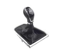 DWTNMEX Shift Lever Knob for Buick for Excelle GT/XT for OPEL for Astra 2009-2014 5/6 Speed Gear Shift Knob Lever Stick Gaiter Boot Cover Collar Gear Shifter Knobs(6 Speed Set)