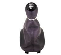 DWTNMEX Shift Lever Knob for Seat for Leon 1M1 2002 2003 2004 2005 2006 Car-Styling 5/6 Speed Car Gear Shift Knob with PU Leather Boot 12mm Hole Insert Gear Shifter Knobs(6 Speed Black)
