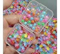 DWUENT 150PCS Mini Glow in the Dark Turtles, Small Luminous Plastic Animal Figures for DIY Crafts, Fairy Garden, Aquarium Decor, Jewelry Making, Phone Case Charm Accessories