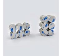 DWUENT 200pcs Neodymium Magnets 4x4x2mm - Small Magnets for Crafts & DIY Projects - Mini Strong Magnet with Adhesive Option