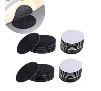 DWUENT 24 Pack Heavy Duty Hook and Loop Self Adhesive Dots Tapes,Sticky Pads, Sticky Back Coins Dots, Round Sticky Adhesive Pads, Sticky Back Fastening Tape for School, Home, Office (Round 55mm)