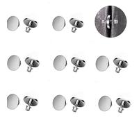 DWUENT 8 Pairs 20mm Magnetic Curtain Clips - Double-Sided Magnetic Power for Secure Light-Blocking, Rust-Resistant & Portable Curtain Weights for Home, Bedroom, Office, Gazebo