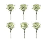 DWUENT Artificial gypsophila white,gypsophila artificial flowers,dried flowers,dried 36 Stems 100g 29cm - Realistic Fake Floral Decor for Weddings, Home Staging & Photo Props