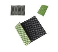 DWUENT Camping Mat, Waterproof Insulated Foldable Seat Cushion with XPE Foam, Non-Slip Army Green/Black Mat for Camping, Hiking, Picnic - 39x29x0.9cm 4-Fold Design