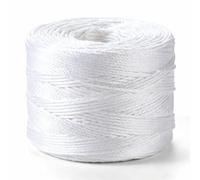 DWUENT Curtain Cord，2mm Roman Blind Cord, 100M Cotton Core Flexible White String with Fade-Resistant for Blinds, Crafts & Gift Boxes Non-Toxic Safety (2MM*100M Roll up)