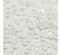 DWUENT Diamante Star Buttons - White Resin Baby Cardigan & Knitting Clothes Buttons (50 Pcs, 0.2g) - Machine Washable