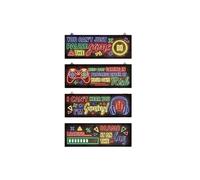 DWUENT Metal Tin Sign Gaming Accessories - 20x30cm Galvanised Iron Boys Bedroom Plaque with Pre-Drilled Holes, HD Printed Vibrant Fluorescent Wall Decor for Gaming Room, E-Sports Hotels & Man Cave (4)