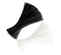 DWUENT Reed Diffuser Sticks, Reeds for Diffusers, Diffuser Reeds Sticks, 200PCS Black and White Natural Rattan Aroma Diffuser Replacement Refill, 18cm Long, for Home Office Spa Bedroom