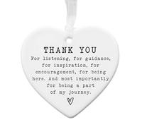 DWUENT Thank You Gift, Thank You Gifts, Thanks Your Gift for Women, Acrylic Heart Keepsake for Her, Sentimental Present for Best Friend, Mentor, Family, Female Appreciation Gifts