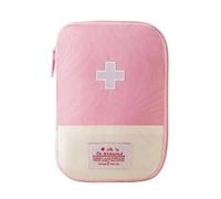 Dwuww 1 Pack First Aid Bag Empty, Empty First Aid Pouch, Mini Portable Medical Bag for Outdoor Camping Hiking Traveling Emergency Bag (Pink - Small) Sports and Outdoors