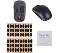 Dwuww 60Pcs Black Mouse Feet Sticker Skates Pads Replacement Feet for M215 / M310 / M325 Mouse Pads and Wrist Rests Mouse Pads and Wrist RestsDesk Accessories and Workspace Organizers
