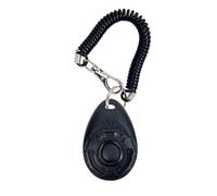 Dwuww Black Dog Training Clicker with Wrist Strap Resistant Lightweight Pet Training Clicker for Cats Puppy Birds Horses Perfect for Behavioral Training Training Clickers