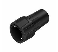 DWV9000 Universal Quick Connector for Vacuum Cleaner Adapter, Dust Extraction Hose Adaptor Replacement for Power Tools, Compatible with DEWALT Sanders and Dust Extractor Hose - Black Plastic, 1 Pack
