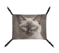 DWVSFJM Beautiful Siamese Cat Cats Hanging Hammock Adjustable Resting Sleepy Cat Window Pad Pets Hammock Soft Bed for Cats Rabbits Or Other Animals