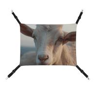 DWVSFJM Docile Goat Cat Hanging Hammock Adjustable Resting Sleepy Cat Window Pad Pets Hammock Soft Bed for Cats Rabbits Or Other Small Animals