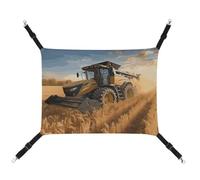 DWVSFJM Farm Tractor Harvest Cat Hanging Hammock Adjustable Resting Sleepy Cat Window Pad Pets Hammock Soft Bed for Cats Rabbits Or Other Small Animals