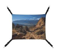 DWVSFJM Pikes Peak Colorado Cat Hanging Hammock Adjustable Resting Sleepy Cat Window Pad Pets Hammock Soft Bed for Cats Rabbits Or Other Small Animals