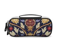 DWVSFJM Pu Leather Pencil Case Waterproof Portable Makeup Bag With Zipper Hand Drawn Pomegranate Pencil Pouch For Office Supplies Makeup Bag
