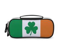 DWVSFJM Pu Leather Pencil Case Waterproof Portable Makeup Bag With Zipper Happy Irish Holidays Pencil Pouch For Office Supplies Makeup Bag