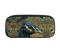 DWVTFSM Animal Patterns Large Pencil Bag Waterproof Cute Pen Case Travel Cosmetic Leather Makeup Bag Organizer Pen Holder for Men Women