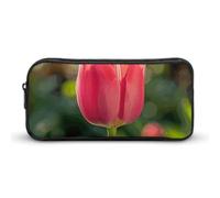 DWVTFSM Blooming in The Garden Pencil Case Pen Bag Large Capacity Cute Pencil Pouch Makeup Cosmetic Bag for Women Men
