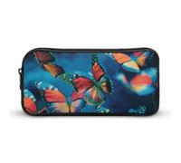 DWVTFSM Flying in The Air Pencil Case Pen Bag Large Capacity Cute Pencil Pouch Makeup Cosmetic Bag for Women Men