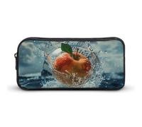 DWVTFSM Fruits in Water Pencil Case Pen Bag Large Capacity Cute Pencil Pouch Makeup Cosmetic Bag for Women Men