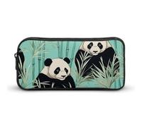 DWVTFSM Green Pencil Case Pen Bag Large Capacity Cute Pencil Pouch Makeup Cosmetic Bag for Women Men