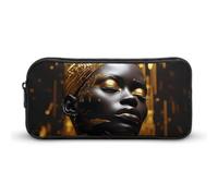 DWVTFSM Jewelry for Black People Pencil Case Pen Bag Large Capacity Cute Pencil Pouch Makeup Cosmetic Bag for Women Men