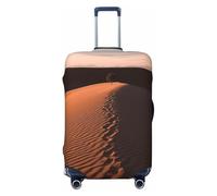 DWVTFSM Travel Luggage Cover Elastic Anti-Scratch Suitcase Protector Washable Travel Suitcase Cover Lonely Shadow On The Desert Luggage Protector Fits 18-32 Inch Suitcase, Black, XL