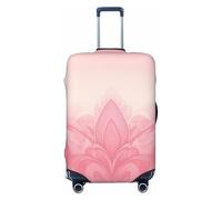 DWVTFSM Travel Luggage Cover Elastic Anti-Scratch Suitcase Protector Washable Travel Suitcase Cover Beautiful Flower Art Luggage Protector Fits 18-32 Inch Suitcase, Black, S