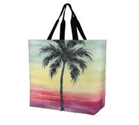 DWVTSLH A Tropical Palm Tree Crossbody Bag Women's Fashion Tote Bag Shoulder Tote Bag Versatile Travel Shoulder Bag Fitness Tote Bag for Fitness Trips Out
