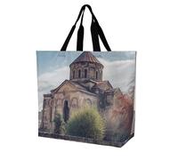 DWVTSLH Armenian Church Crossbody Bag Women's Fashion Tote Bag Shoulder Tote Bag Versatile Travel Shoulder Bag Fitness Tote Bag for Fitness Trips Out