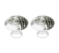 DWVTSLH Asian Cabinet Handles 2 Pack Stainless Steel Kitchen Drawer Pulls with Installation Screws Round Dresser Drawer Knobs 1.1 Inch Modern Cabinet Hardware Door Handles