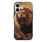 DWVTSLH Case for iPhone 17, Full Body Rugged Drop Proof Phone Cover | Angry Roaring Lion Phone Case for Women Men, Shockproof Protective Mobile Phone Case, Slim & Anti Yellowing