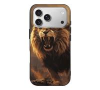 DWVTSLH Case for iPhone 17 Pro, Full Body Rugged Drop Proof Phone Cover | Angry Roaring Lion Phone Case for Women Men, Shockproof Protective Mobile Phone Case, Slim & Anti Yellowing